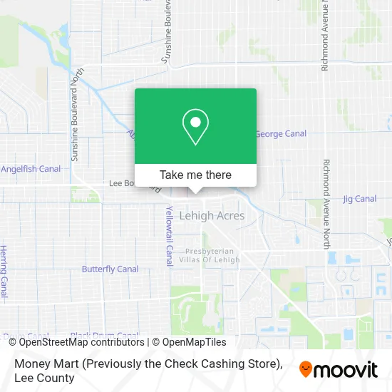 Money Mart (Previously the Check Cashing Store) map