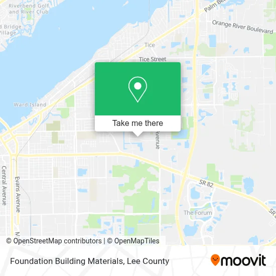 Foundation Building Materials map