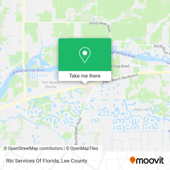 Rbi Services Of Florida map