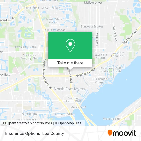 Insurance Options map