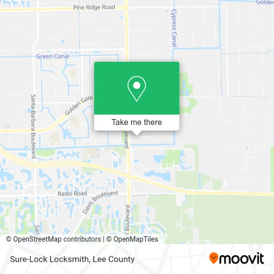 Sure-Lock Locksmith map