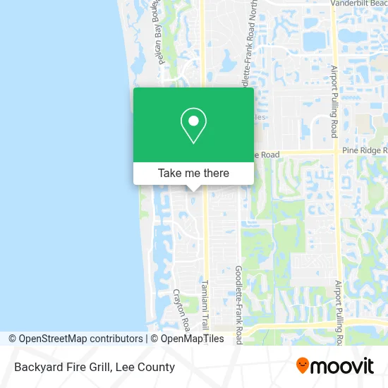 Backyard Fire Grill map