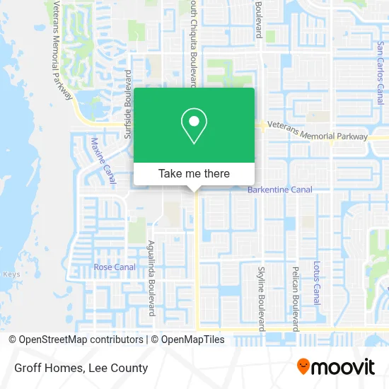Groff Homes map