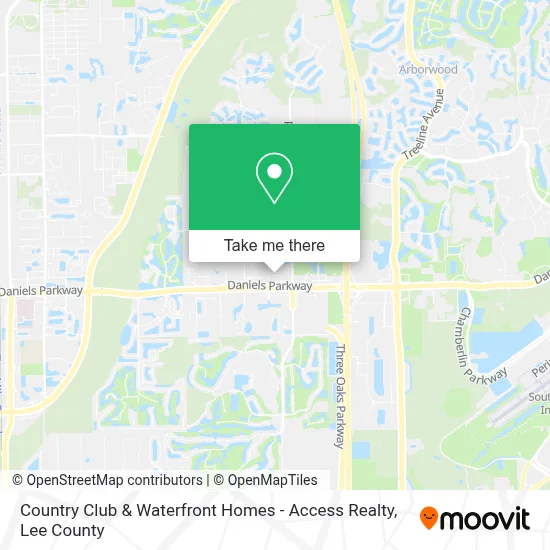 Country Club & Waterfront Homes - Access Realty map