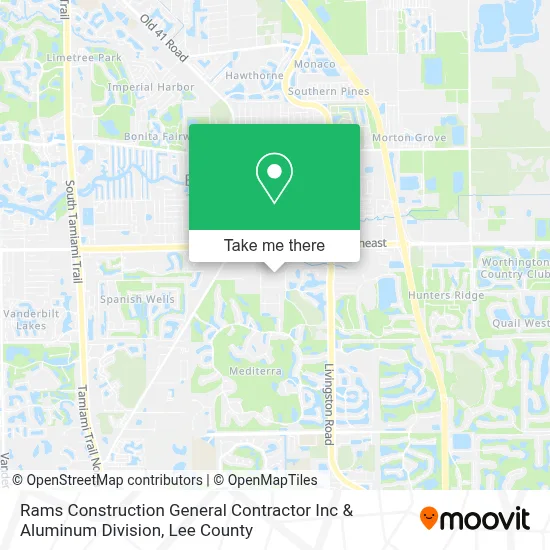 Rams Construction General Contractor Inc & Aluminum Division map