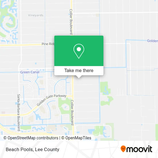 Beach Pools map