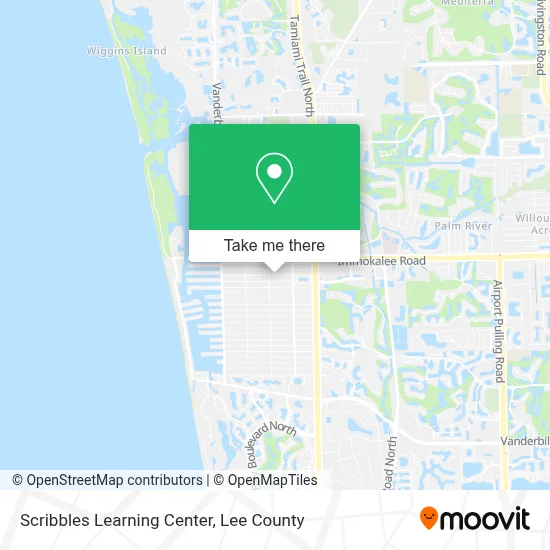 Scribbles Learning Center map
