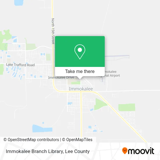Immokalee Branch Library map