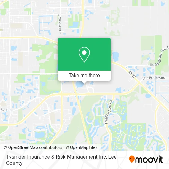 Tysinger Insurance & Risk Management Inc map