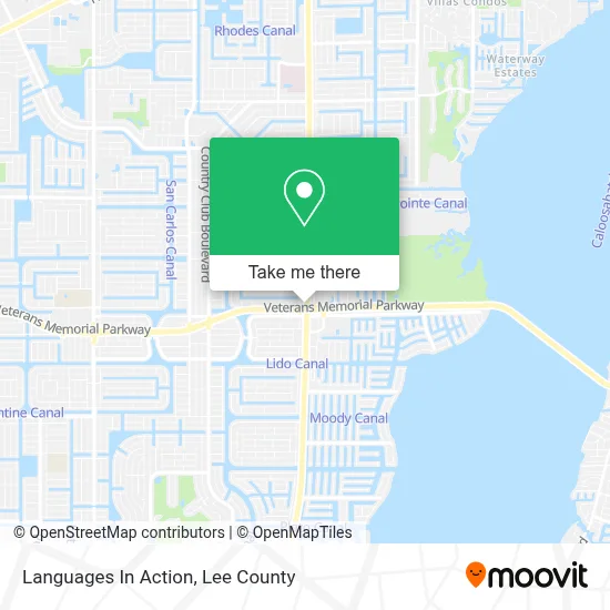 Languages In Action map