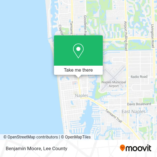 Benjamin Moore map