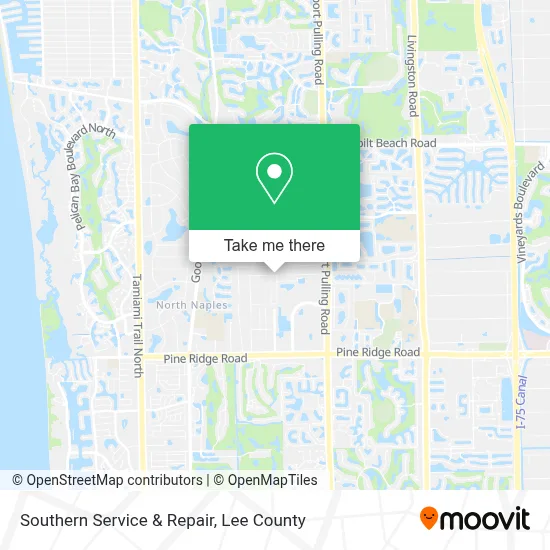 Southern Service & Repair map