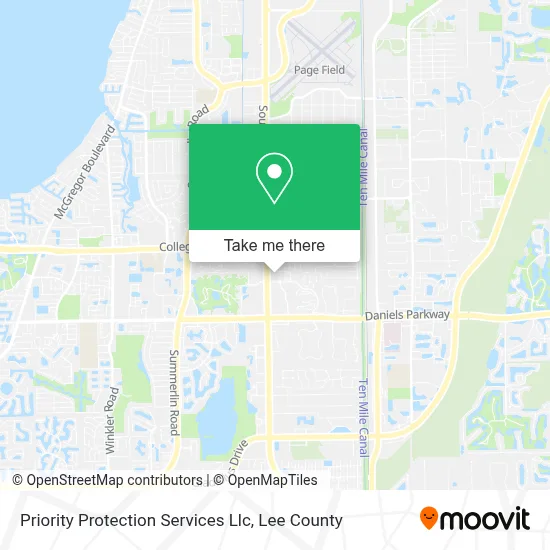 Priority Protection Services Llc map