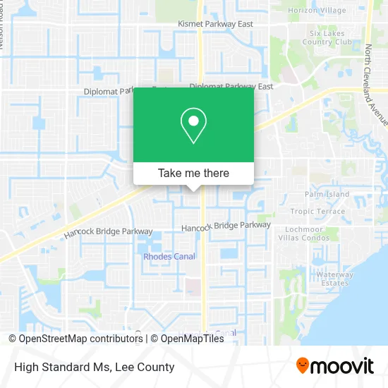 High Standard Ms map