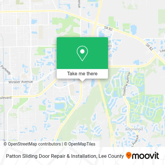 Patton Sliding Door Repair & Installation map