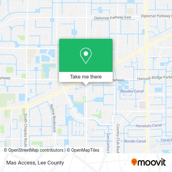 Mas Access map