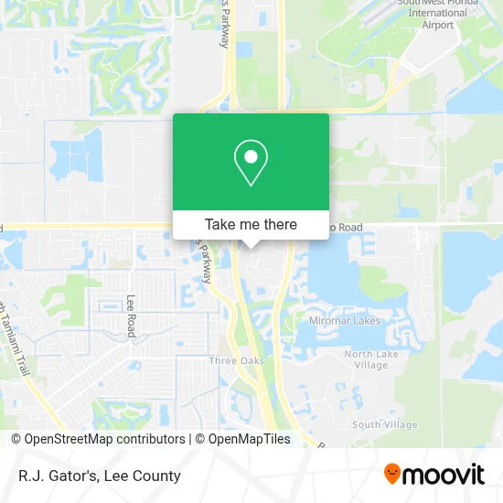 R.J. Gator's map