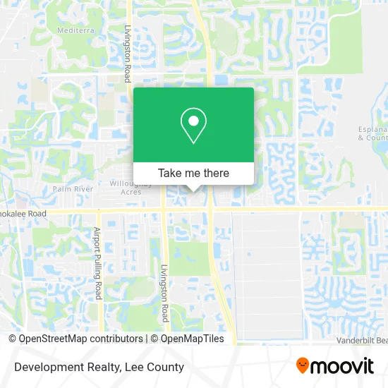 Development Realty map