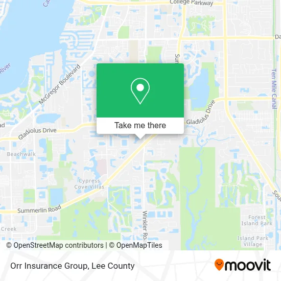 Orr Insurance Group map