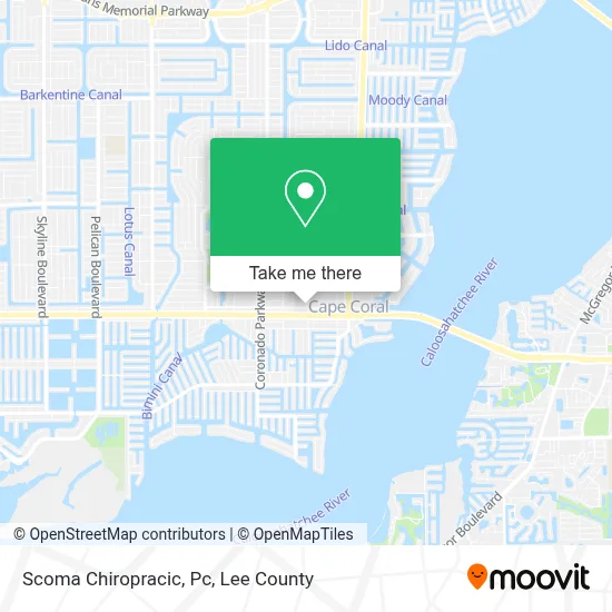 Scoma Chiropracic, Pc map