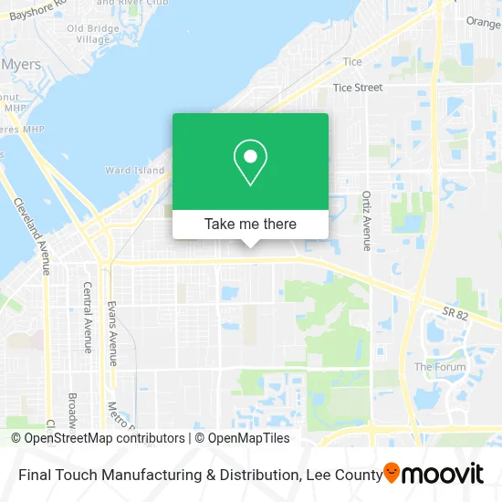 Final Touch Manufacturing & Distribution map
