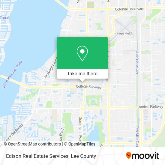 Edison Real Estate Services map