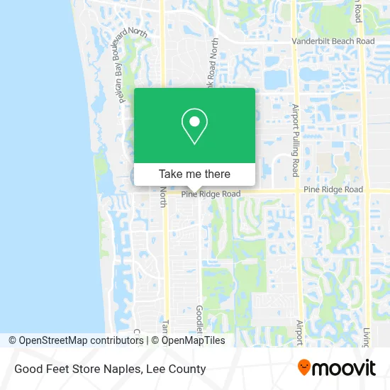 Good Feet Store Naples map