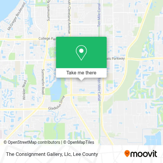 The Consignment Gallery, Llc map
