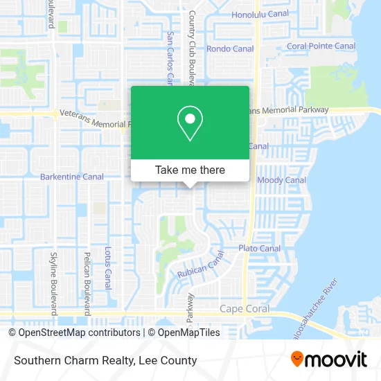 Southern Charm Realty map