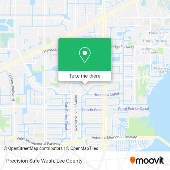 Precision Safe Wash map