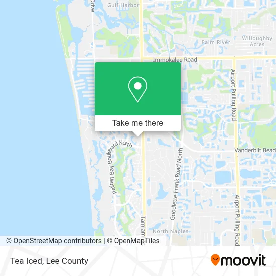 Tea Iced map