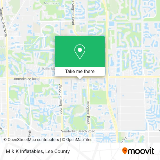 M & K Inflatables map
