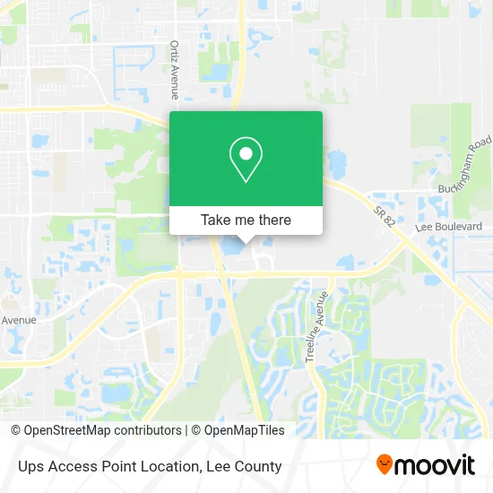 Ups Access Point Location map