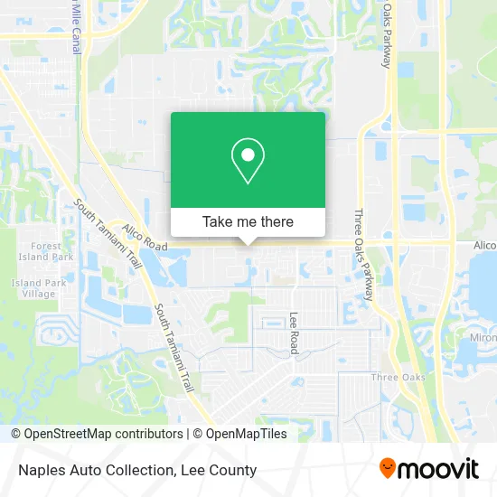 Naples Auto Collection map