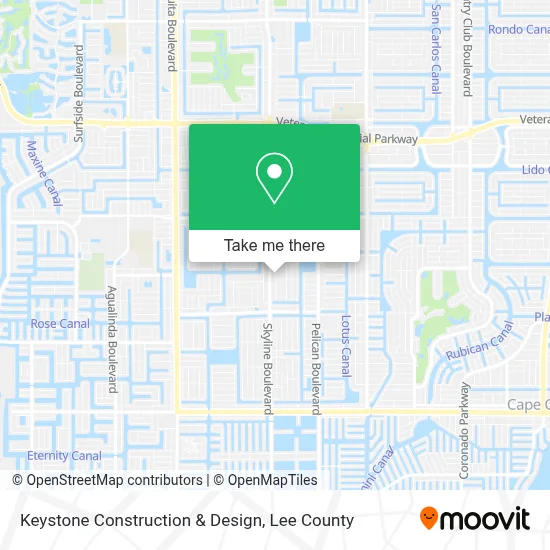 Keystone Construction & Design map