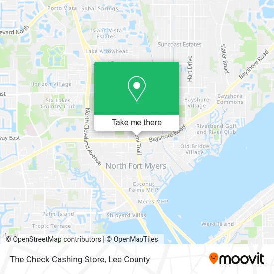 The Check Cashing Store map