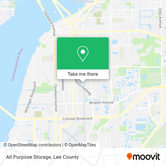 All Purpose Storage map