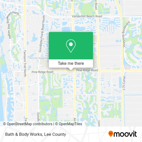 Bath & Body Works map
