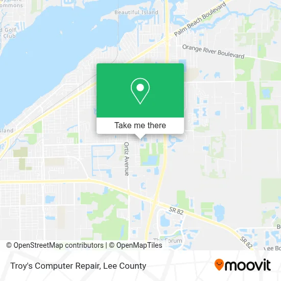 Troy's Computer Repair map