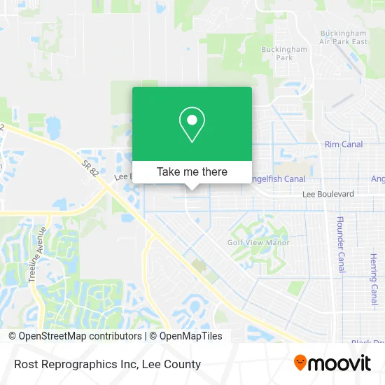 Rost Reprographics Inc map