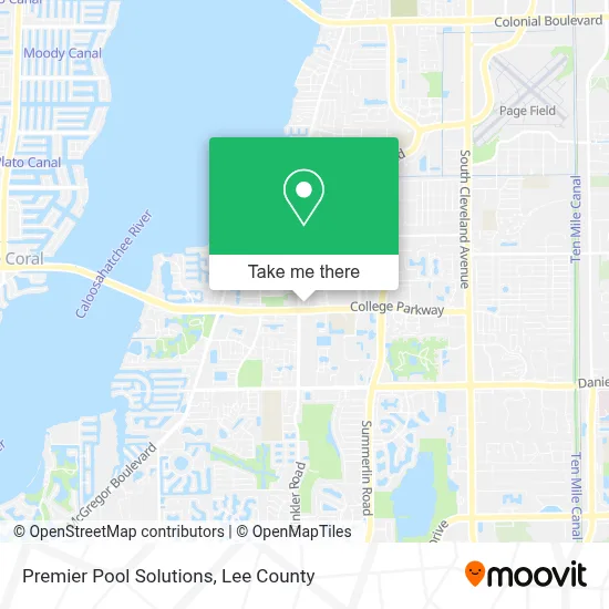Premier Pool Solutions map