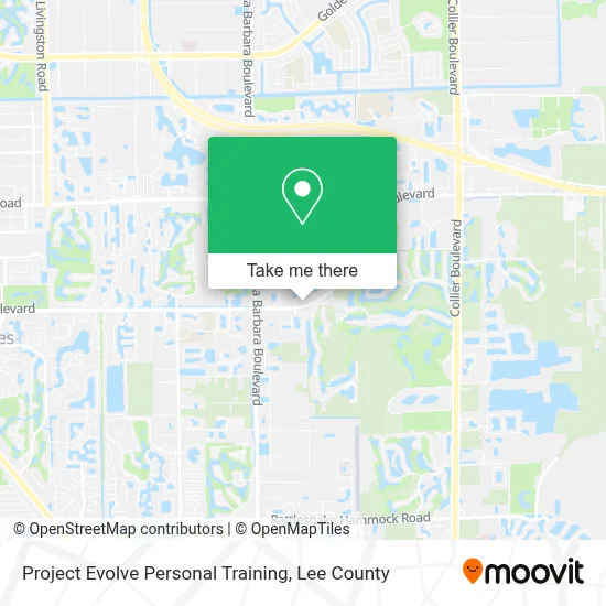 Project Evolve Personal Training map