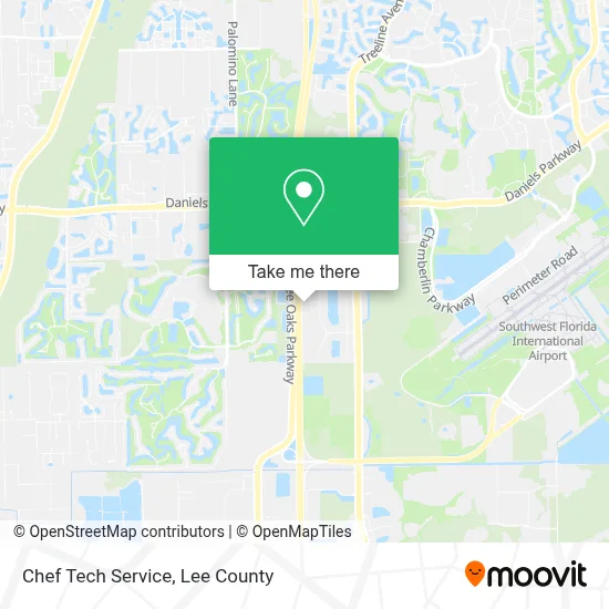 Chef Tech Service map