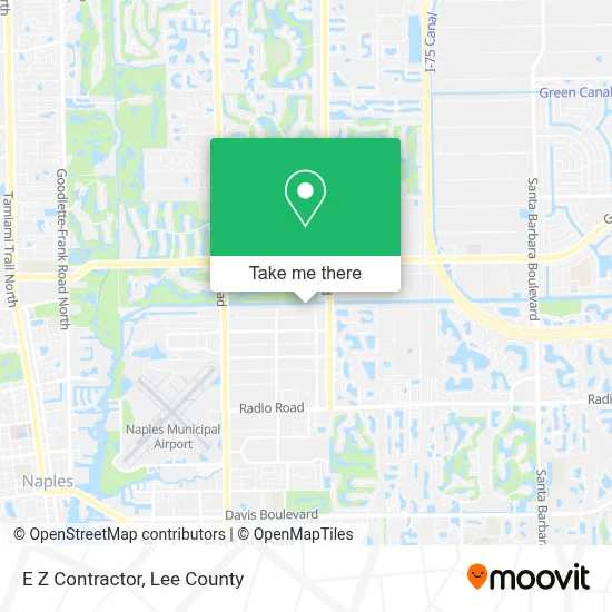 E Z Contractor map