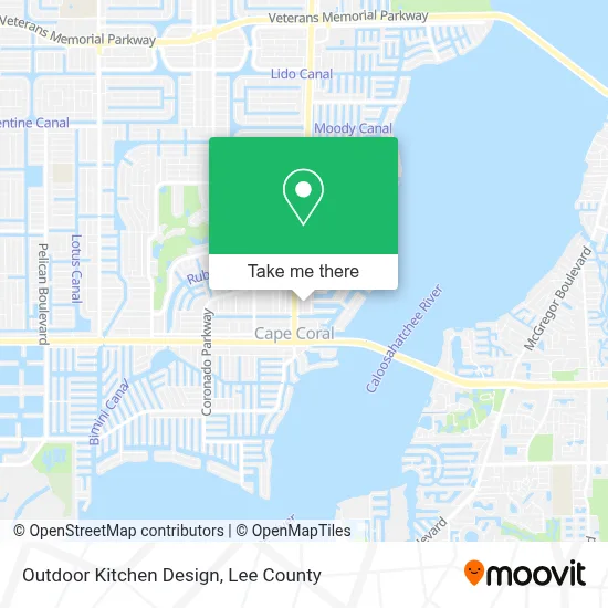 Outdoor Kitchen Design map