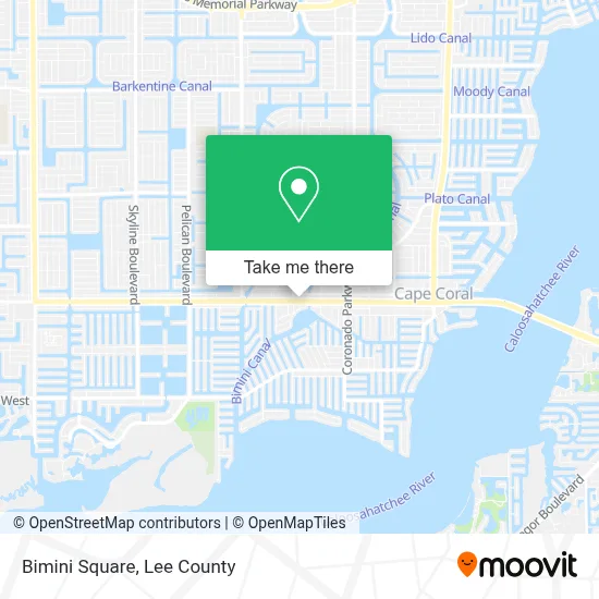 Bimini Square map