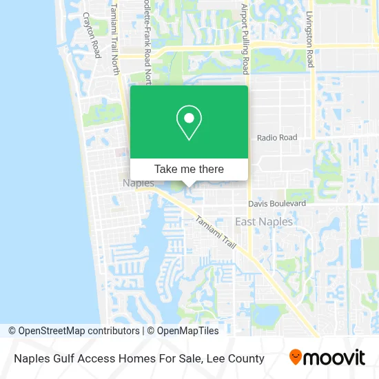 Naples Gulf Access Homes For Sale map