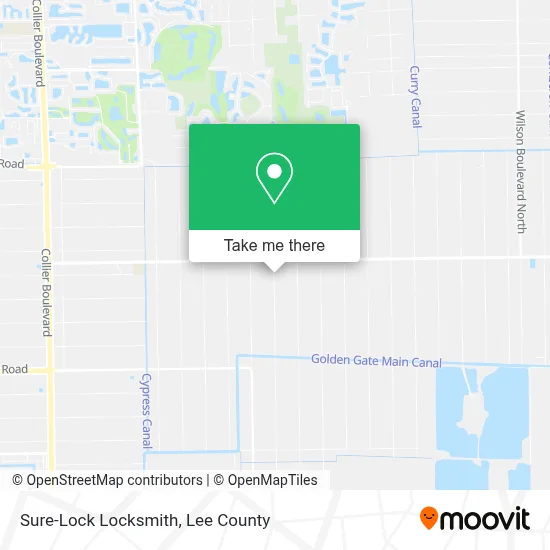 Sure-Lock Locksmith map
