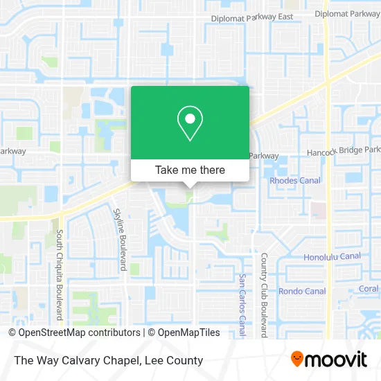 The Way Calvary Chapel map