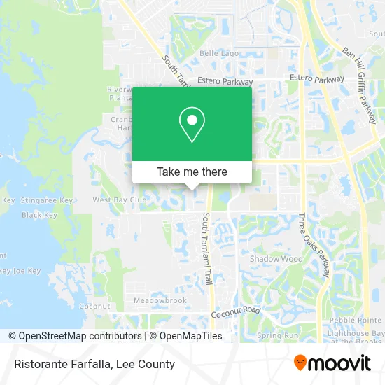 Ristorante Farfalla map